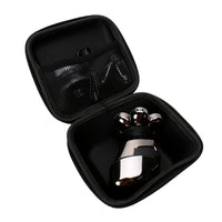 AxiomWarrior Leather Case for Head Shaver, for Men's Electric Head Shaver, Universal, Black Case