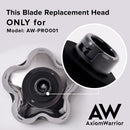 AxiomWarrior 6D Blade Refills, 𝐎𝐍𝐋𝐘 𝐟𝐨𝐫 𝐌𝐨𝐝𝐞𝐥: 𝐀𝐖-𝐏𝐑𝐎𝟎𝟎𝟏, AxiomWarrior Electric Head Shaver