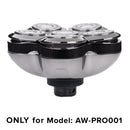 AxiomWarrior 6D Blade Refills, 𝐎𝐍𝐋𝐘 𝐟𝐨𝐫 𝐌𝐨𝐝𝐞𝐥: 𝐀𝐖-𝐏𝐑𝐎𝟎𝟎𝟏, AxiomWarrior Electric Head Shaver