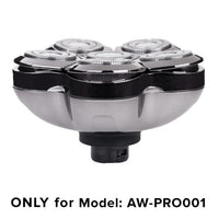 AxiomWarrior 6D Blade Refills, 𝐎𝐍𝐋𝐘 𝐟𝐨𝐫 𝐌𝐨𝐝𝐞𝐥: 𝐀𝐖-𝐏𝐑𝐎𝟎𝟎𝟏, AxiomWarrior Electric Head Shaver