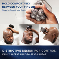 AxiomWarrior Head Shavers for Bald Men: Waterproof Electric Razor Grooming Kit, Dry Wet Shaving for Men